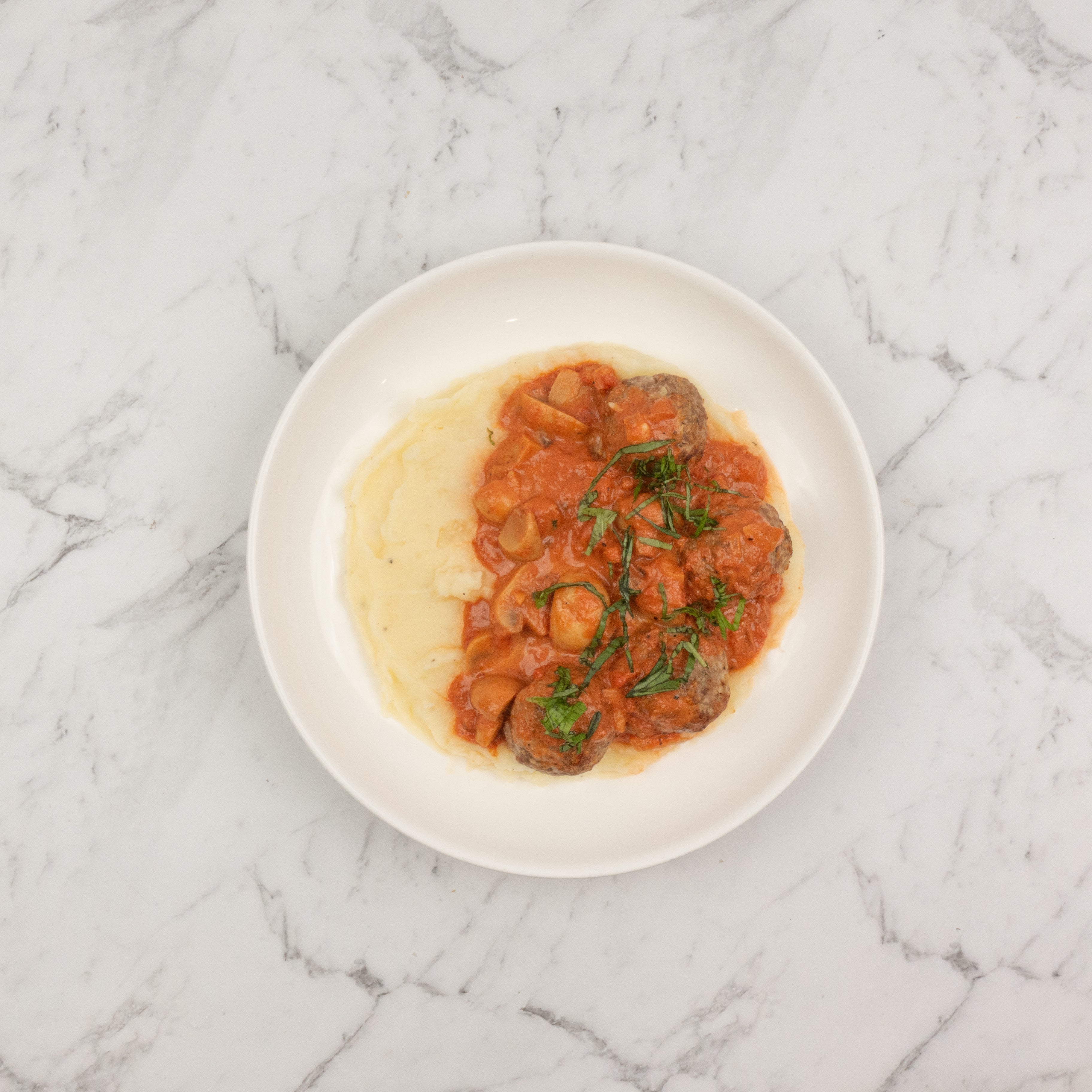 Italian Meatballs and Mash