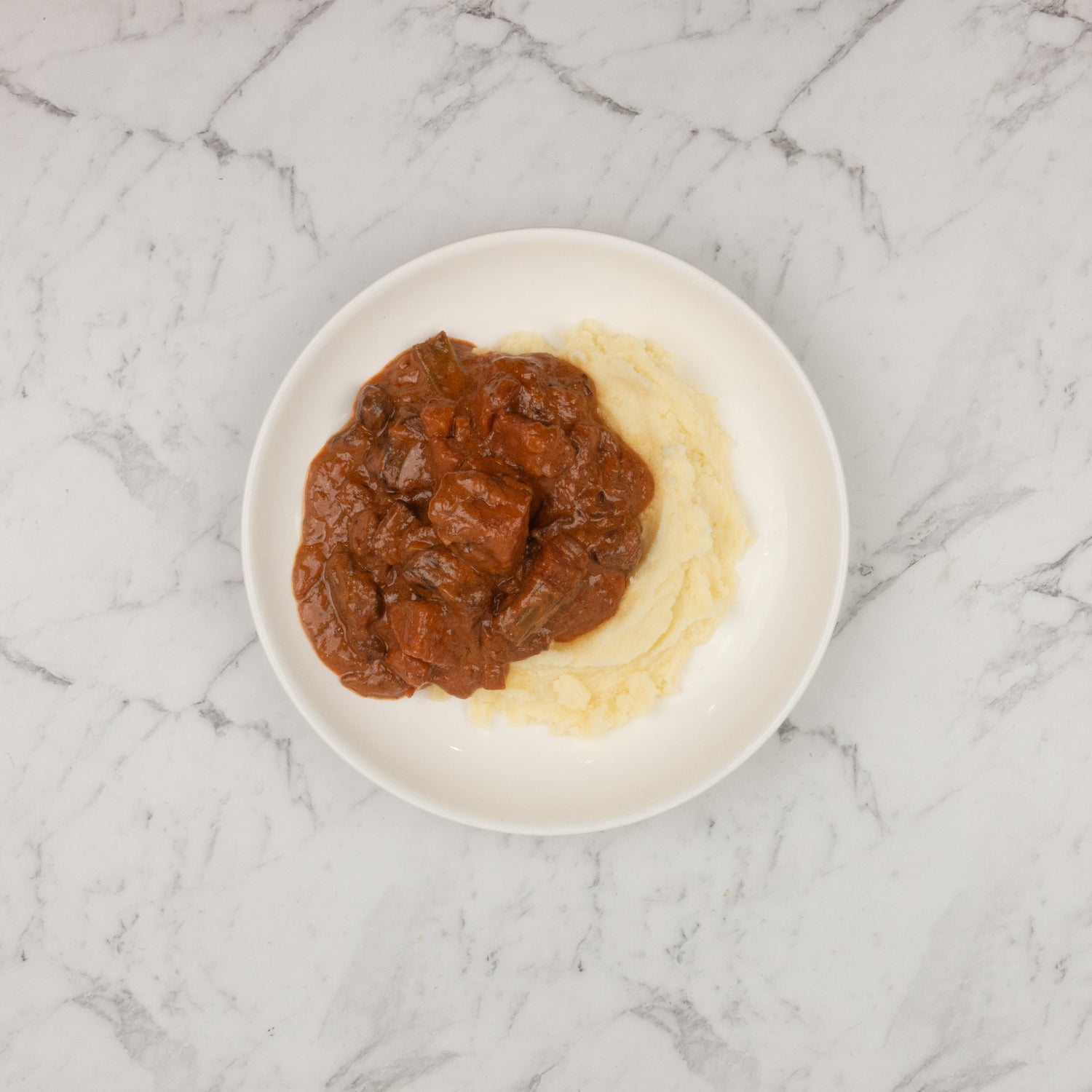 Beef Stroganoff with Mashed Potato