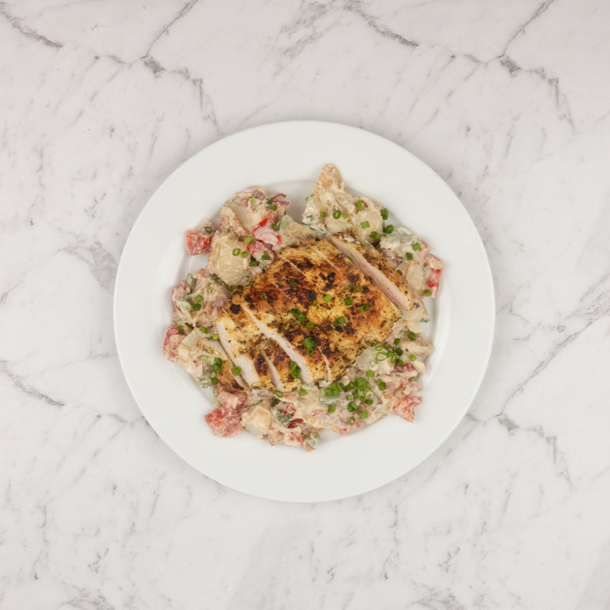Potato Salad with Grilled Chicken