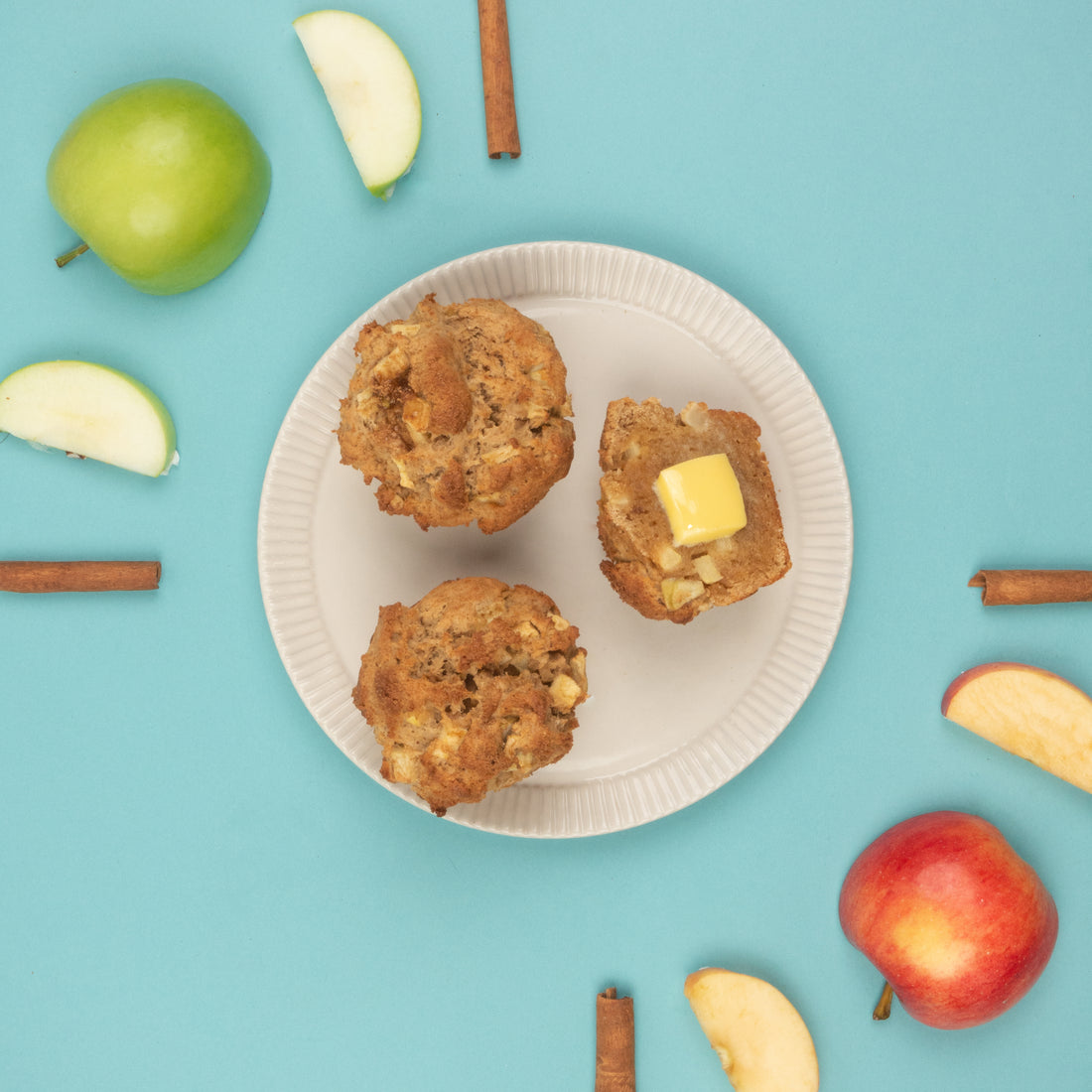 Cinnamon and Apple Muffins