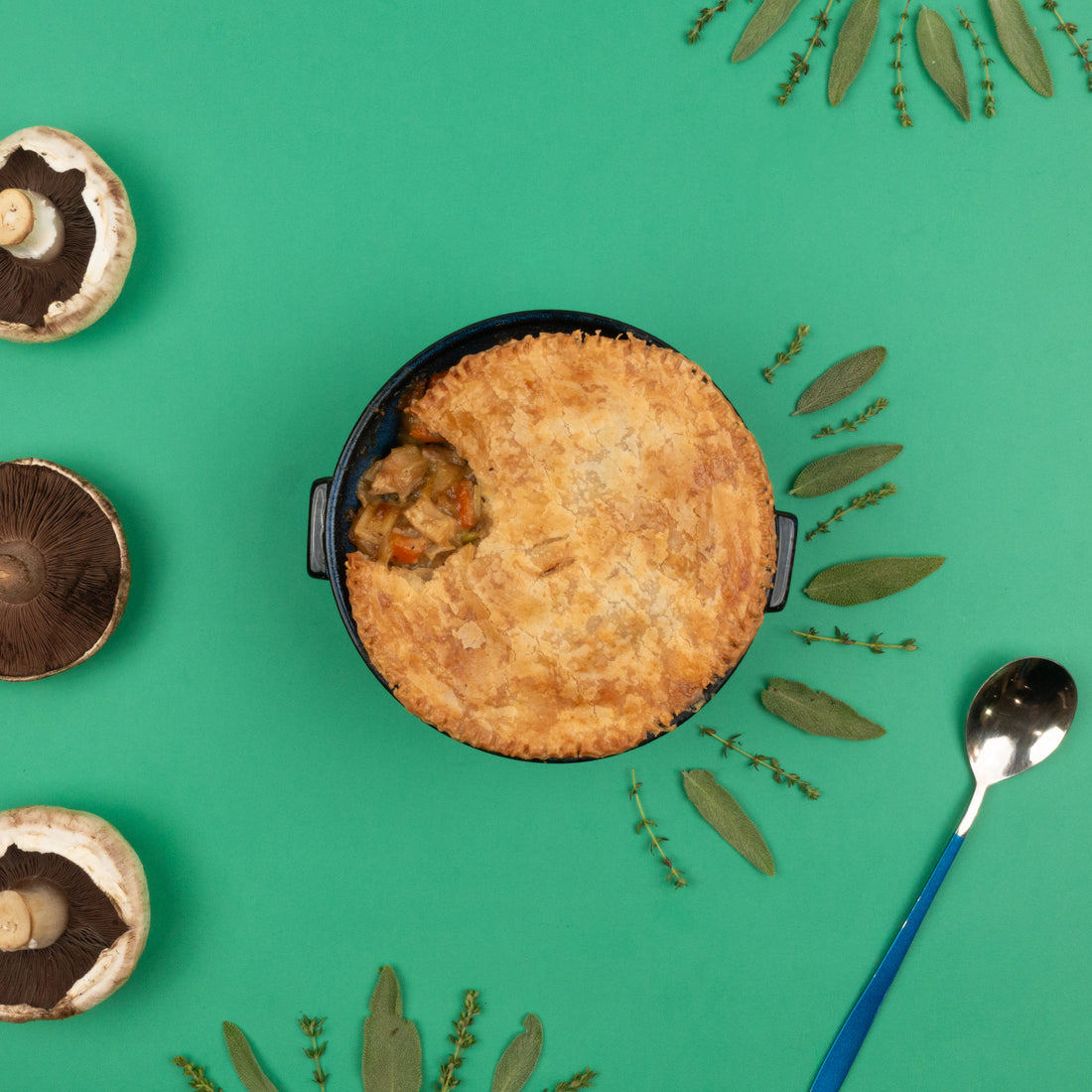 Chicken and Mushroom Pie