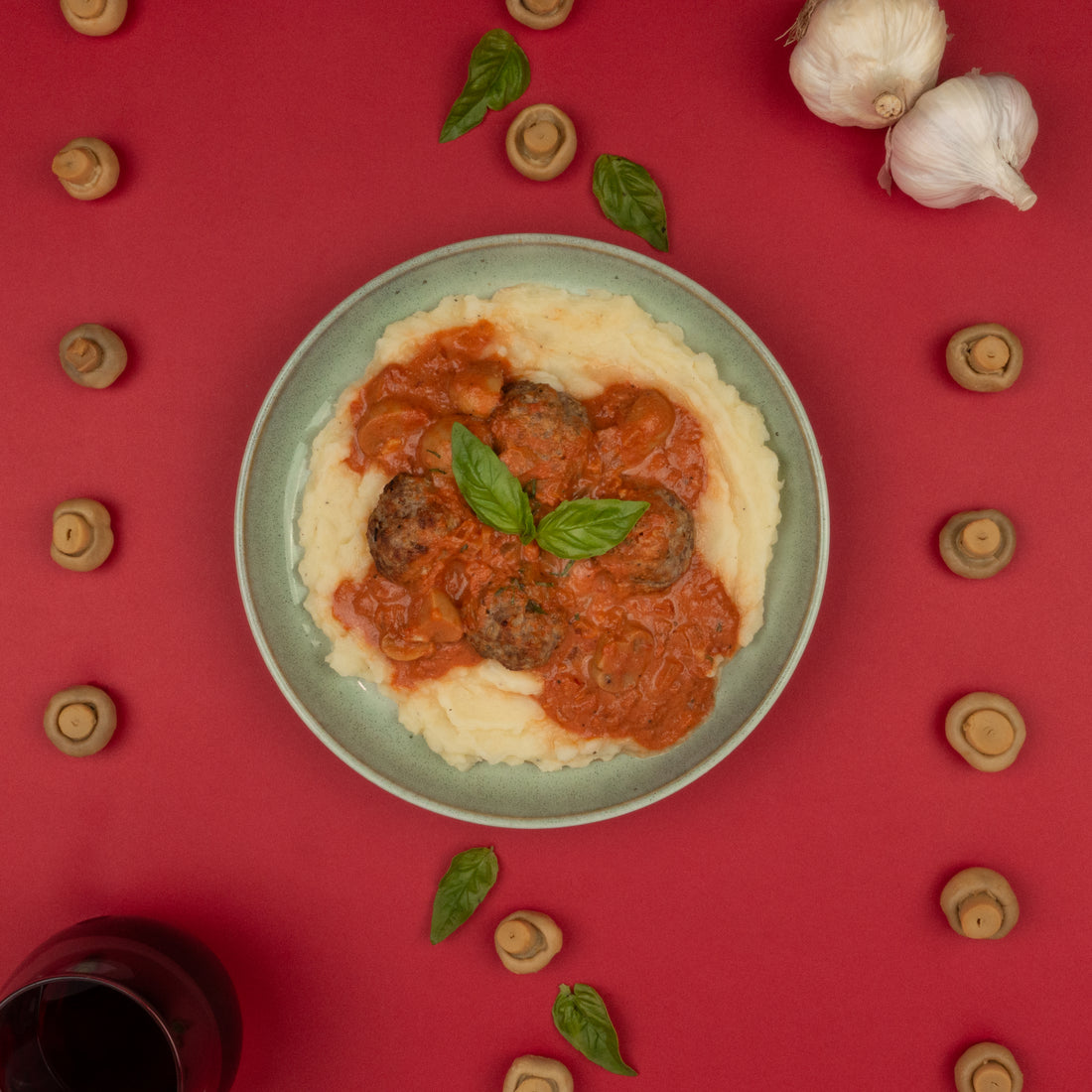 Italian Meatballs and Mash