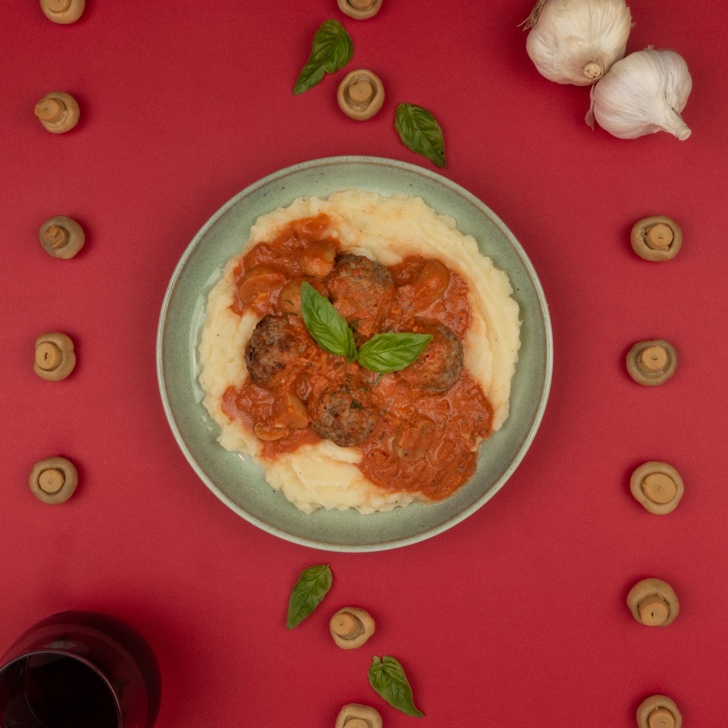 Italian Meatballs and Mash