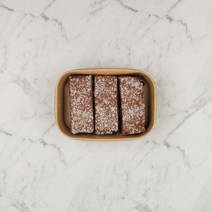 Chewy Chocolate Coconut Slice