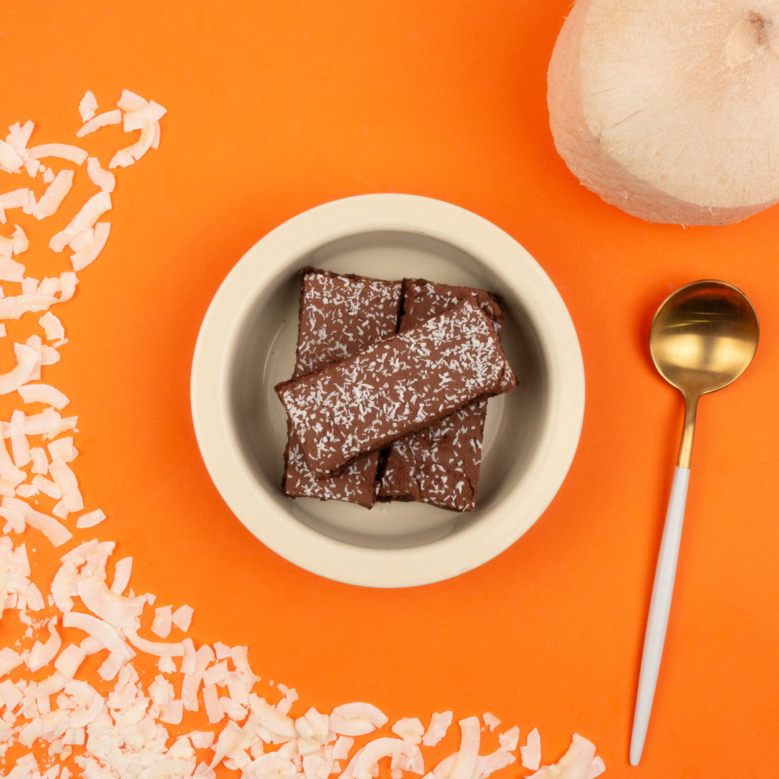 Chewy Chocolate Coconut Slice