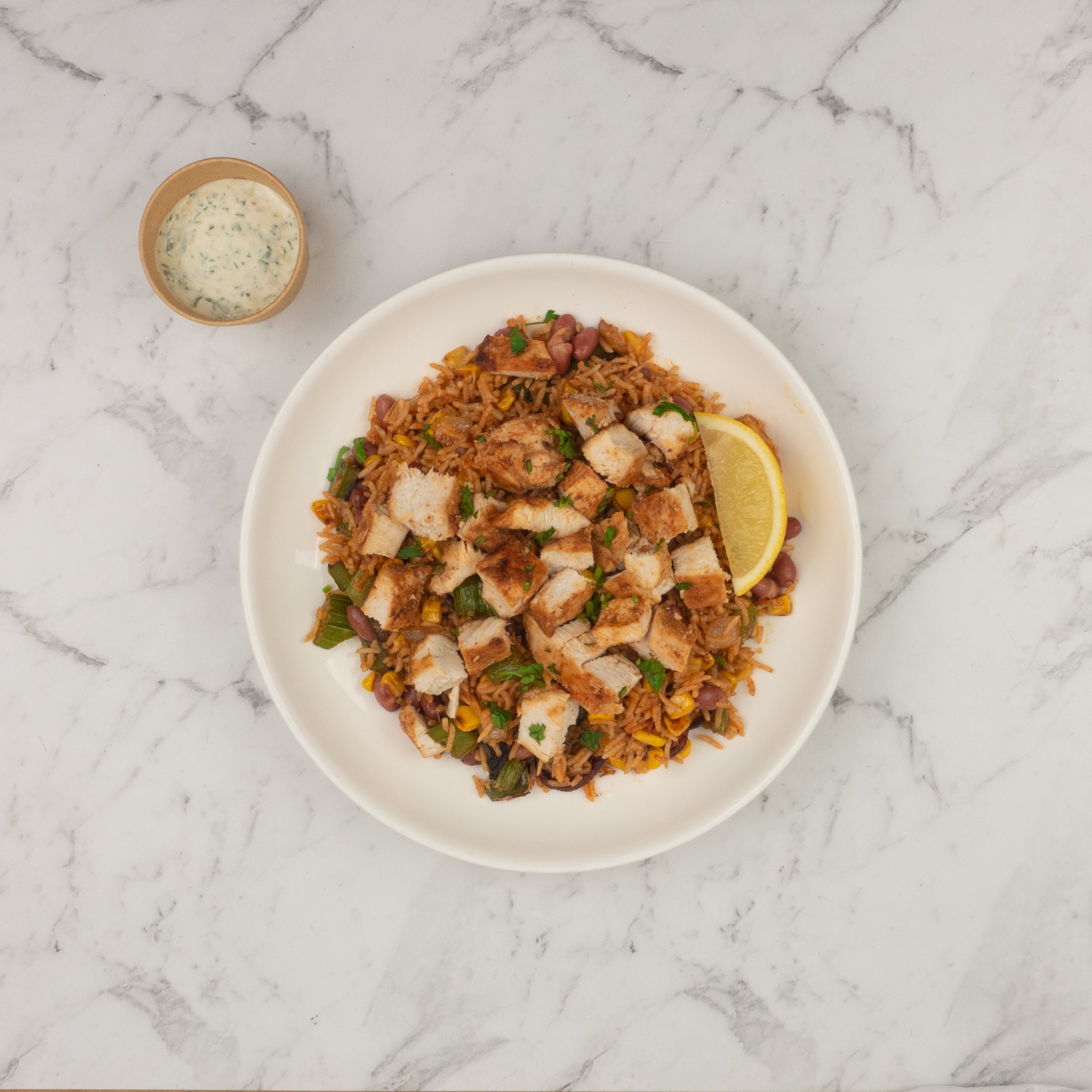 Cajun Chicken with Dirty Rice