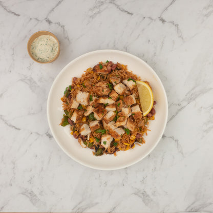 Cajun Chicken with Dirty Rice