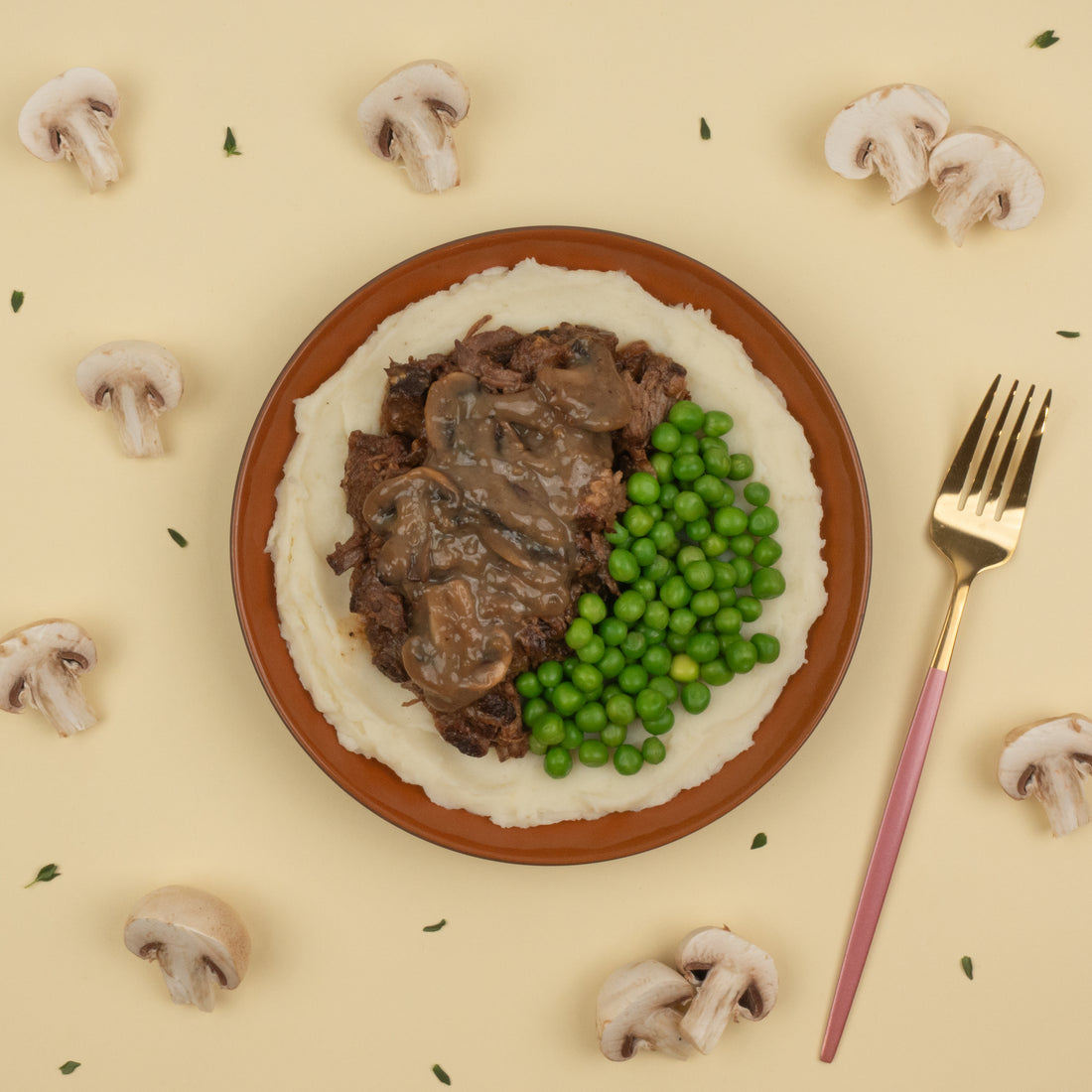 Roast beef with Mushroom Gravy
