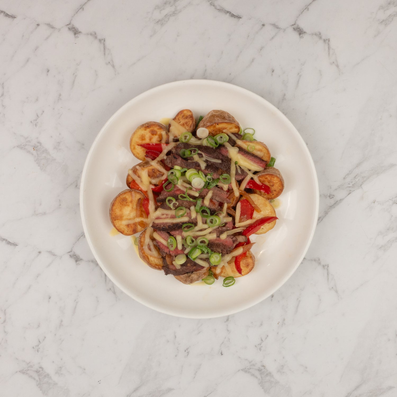 Cheesesteak Loaded Potatoes