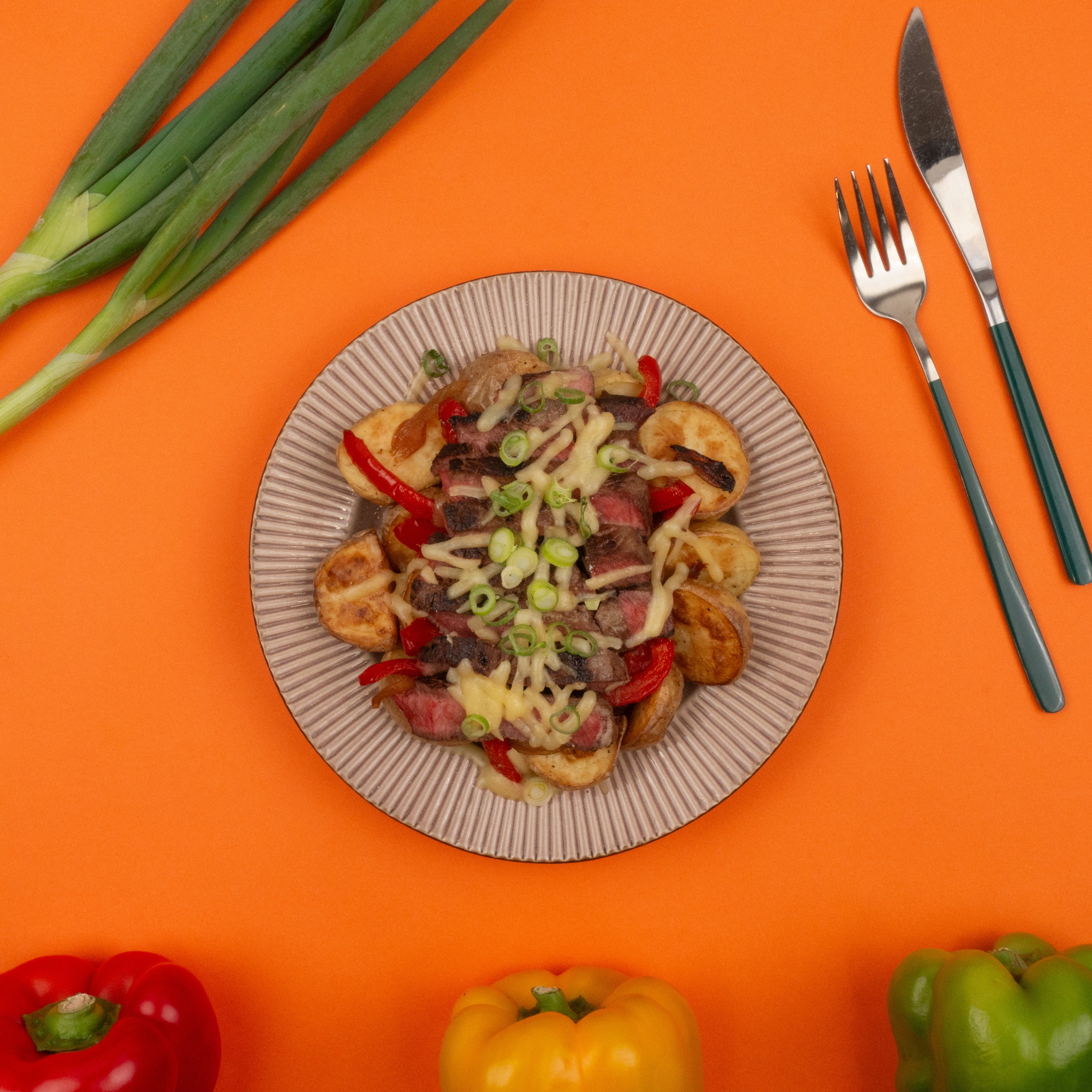 Cheesesteak Loaded Potatoes