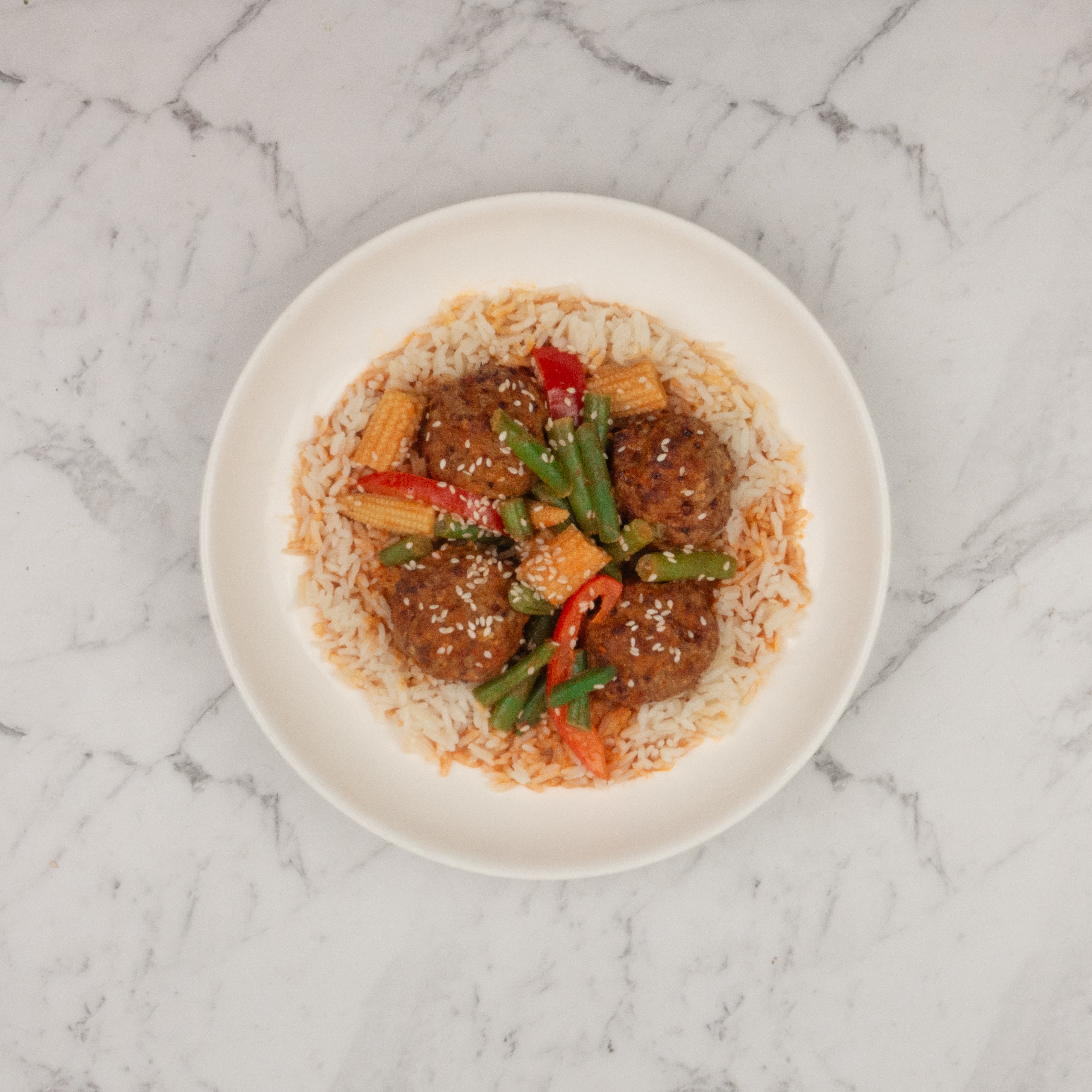 Thai Red Chicken Curry Meatballs