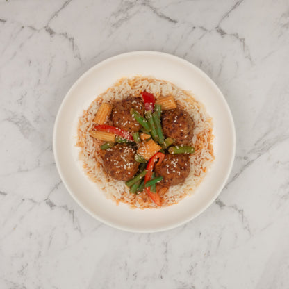 Thai Red Chicken Curry Meatballs