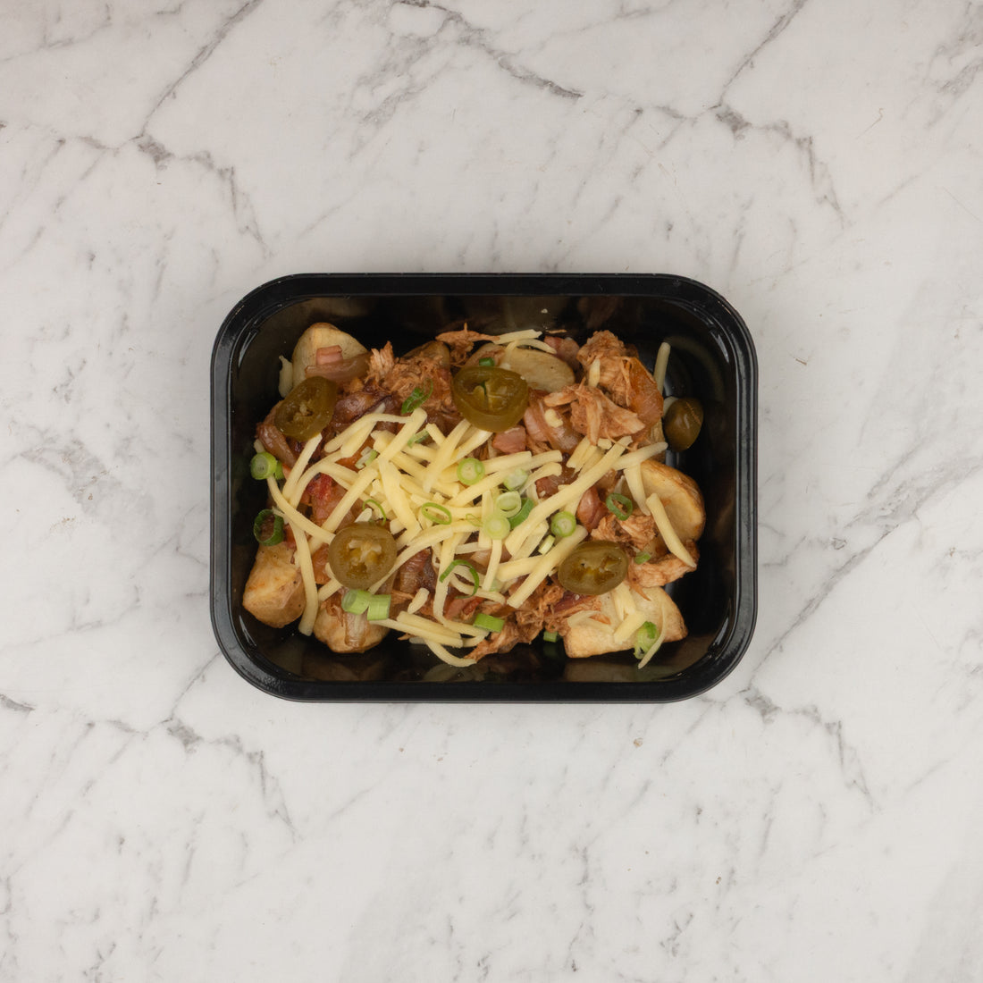 BBQ Chicken Loaded potatoes