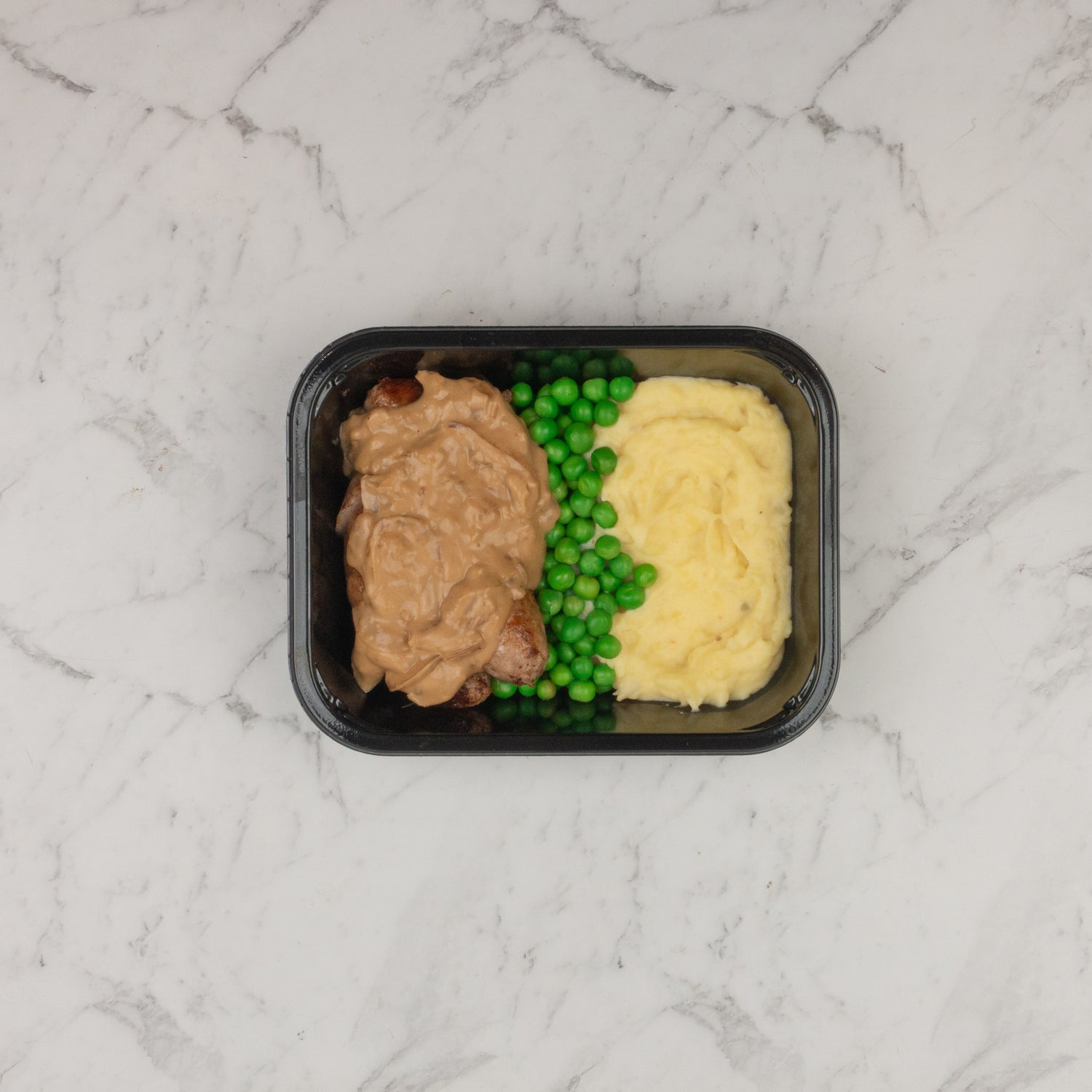Bangers and Mash with Onion Gravy