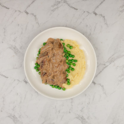 Bangers and Mash with Onion Gravy
