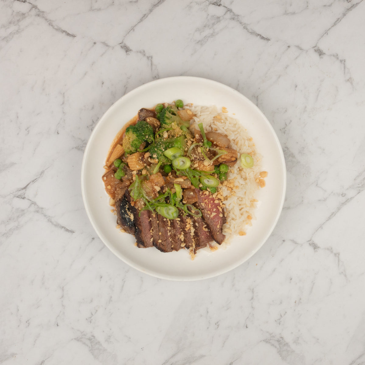 Satay Beef with Coconut Rice