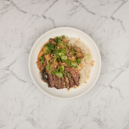 Satay Beef with Coconut Rice